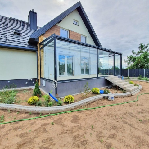 Безрамные каркасные системы для балконных ограждений, производитель Польша