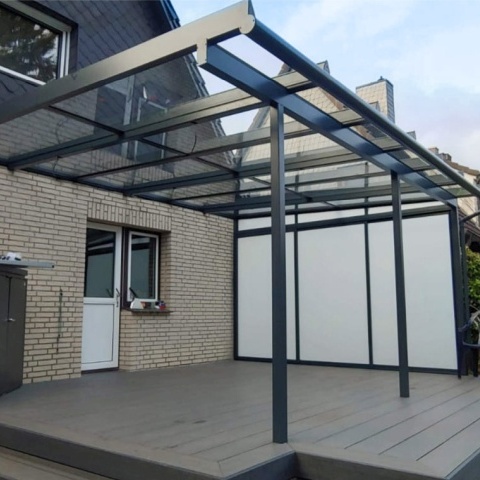 Безрамные каркасные системы для балконных ограждений, производитель Польша