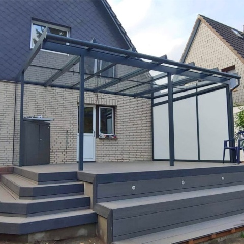 Безрамные каркасные системы для балконных ограждений, производитель Польша